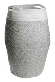 Panier A Linge En Jute Gris Fonce Home All H M Fr Panier A Linge Rangement Linge Sale Jute