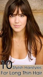 20 Terrific Hairstyles For Long Thin Hair Long Thin Hair Long Hair Styles Hair Styles