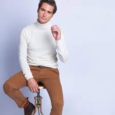 Pull Col Roule En Cachemire Pour Homme