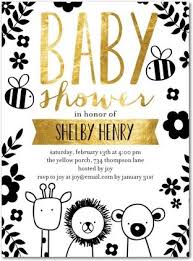 Black And Gold Baby Shower Invitations Penned Pals Baby Shower Invitations In Black Ann Kelle Baby Shower Invitations Invitaciones Baby Shower Baby Shower Inspiration