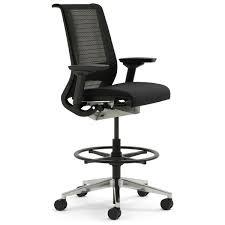 Steelcase Think Drafting Stool W 3d Knit Back Chair Stool Chair Steelcase