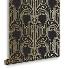 Black And Gold Art Deco Wallpaper Art Deco Black Gold Wallpaper Art Deco Wallpaper Gold Wallpaper Black Gold Bedroom