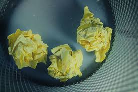 Maybe you would like to learn more about one of these? Hd Wallpaper Three Yellow Crumbled Papers Inside Gray Trash Bin Three Crumpled Papers Wallpaper Flare