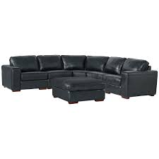 We share your love of everything costco so we are sharing these deals with you, our fellow costco fanatics. Pulaski Leather Sectional Sofa With Ottoman Black Costco Australia