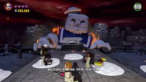 His giant cartoon marshmallow mask with the cute eyes was a mask that left an impression on everyone that came across. Lego Dimensions Stay Puft Marshmallow Man Boss Fight Face It Youtube