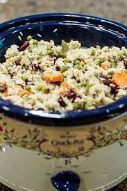 Homemade Dog Food Crockpot Recipe With Ground Chicken Recipe Homemade Dog Food Crockpot Healthy Dog Food Recipes Chicken Dog Food Recipes