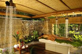 Vichy Shower Room Bora Bora Pearl Beach Resort Tropical Resort Dreams Spa Hawaii Spa