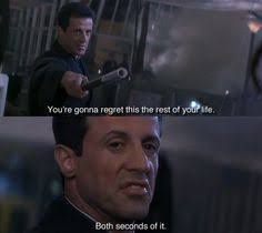 to edgar and wastelanders you'de use the weapons of mass destruction against men and women who uphold the law? From Demolition Man Quotes Quotesgram