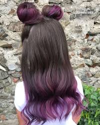 17 Divine Lazy Hairstyles Ideas Purple Balayage Kids Hair Color Balayage Purple Hair