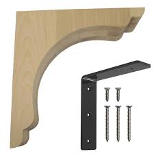 Check spelling or type a new query. Wood Corbel Scalloped Overhang Bar Bracket Federal Brace