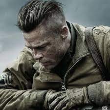 Brad Pitt S Fury Haircut A Stylish Undercut Gallery Fury Haircut Military Haircuts Men Brad Pitt Fury Haircut
