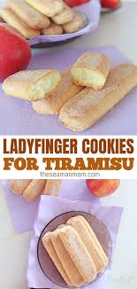 Best for tiramisu and trifle! The Spongy Airy But Crisp Ladyfinger Cookies Are What Makes The Tiramisu Cake Such A Special Des Easy Tiramisu Recipe Finger Cookie Recipe Easy Cookie Recipes