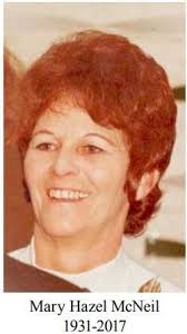 Hazel Mary Lowe McNeil (1931-2017)