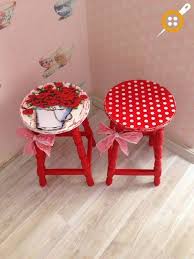 57 Adet Ahsap Sandalye Boyama Ornekleri Evde Sandalye Boyama Upcyclingideen Red Painted Furniture Decoupage Furniture Painted Chairs