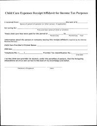 Child Care Receipt Fillable Fill Out And Sign Printable Pdf Template Signnow