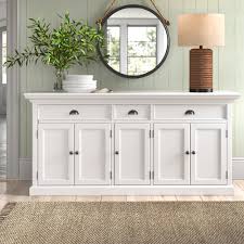 Credenza — a credenza is a piece of furniture that became very fashionable during the second half of the 19th century. Sand Stable Sorrento 70 87 Wide 3 Drawer Mahogany Solid Wood Credenza Reviews Wayfair