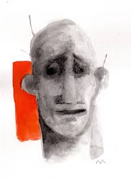 Original Signed Sumi Ink Brush Painting