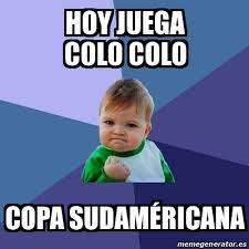Esta agenda en tv, da respuesta muchas de las preguntas que se hacen los aficionados del fútbol, como son las preguntas más frecuentes, cuando juega colo colo, cuando juega el inter, partidos hoy, futbol hoy, futbol chileno hoy, a que hora juega, futbol en vivo, programación futbol chileno y otras. Meme Bebe Exitoso Hoy Juega Colo Colo Copa Sudama Ricana 30438526