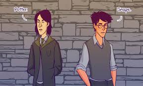 The revelations in the chapter the prince's tale changed many hp fans' conception of several characters, and there have been many heated debates on which of james potter and severus snape was the better man. How James Potter And Severus Snape Can Be Creepy Potter Archives