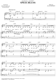 Free piano sheet music download. Buy Speechless From Disney 39 S Aladdin Sheet Music For Piano Vocal Chords
