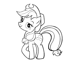 The free printable my little pony coloring pages online will teach your child the value of friendship, while keeping them entertained for a long time. Apple Jack My Little Pony Coloring Pages Rainbow Dash