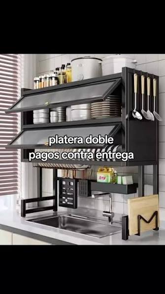 Esta nueva forma de organizar la vajilla promete revolucionar las cocinas y  reemplazar al tradicional escurridos.