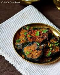 Big Brinjal Fry Recipe Eggplant Roast For Rice South Indian Kathirikai Masala Fry Recipe Indian Food Recipes Indian Side Dishes Recipes