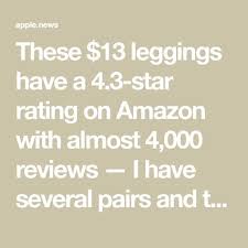 These 13 Leggings Have A 4 3 Star Rating On Amazon With Almost 4 000 Reviews I Have Several Pairs And They Live Up To The Hype Business Insider Leggings Amazon Good To Know