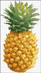 There is a grid made up of tiny squares. Ann Logan 10 Free Patterns Online Pineapple 1089