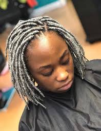 Short bob cut box braids hairstyle. 25 Exquisite Bob Braids You Need To Try Out