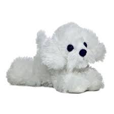 Missy The Stuffed Bichon Frise Plush Mini Flopsie Dog By Aurora Realistic Stuffed Dog Dog Stuffed Animal Bichon Frise Puppy