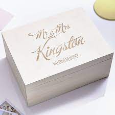 Large Personalised Elegant Wedding Keepsake Box Wedding Keepsake Boxes Diy Wedding Gifts Wedding Keepsakes