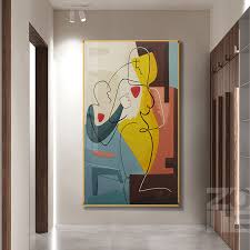 Check spelling or type a new query. Buy Online Abstract Lady Line Drawing Picture Home Decor Modern Wall Art Figure Body Face Canvas Poster Print Wall Painting For Living Room Alitools