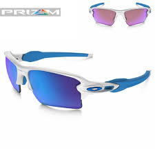 Oakley Ultimate Prizm Golfer Package Flak Jacket 2 0 Xl White Blue