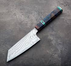Damascus Bunka 150mm Eatingtools Com Chef Knife Japanese Kitchen Knives Kitchen Knives