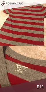 Mossimo Red Stripe T Shirt S Red Stripes Tshirt Stripe Tshirt Stripe