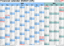 Fiscal calendar 2021 week numbers. Financial Calendars 2020 21 Uk In Pdf Format