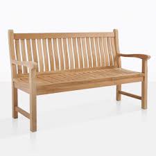 Enjoy sitting and relaxing in your outdoor area with this classic wooden bench. Wave Teak Outdoor Bench 2 5 Seat Benches Teak Warehouse