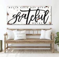 Check spelling or type a new query. Quotes Farmhouse Decor Bedroom Decor Wood Signs Large Wall Art Rustic Home Decor Start Each Day With A Grateful Heart Farmhouse Sign Wall Decor Home Living Vadel Com