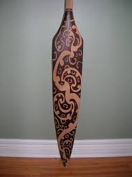Paddle Making And Other Canoe Stuff Cherry Fusion Paddle Canoe Paddle Art Maori Art Polynesian Art