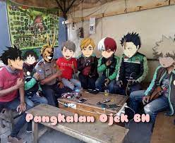 Pangkalan Ojek Bh Anime Meme Crossover Anime Lelucon Anime