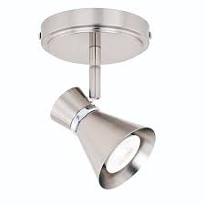 It's made from metal and features a rectangular canopy, short downrod. Directional Ceiling Spotlights Flush Semi Flush Lights