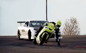 Hd Wallpaper Vehicles Motorcycle Bike Car Drift Drifting Race Wallpaper Flare