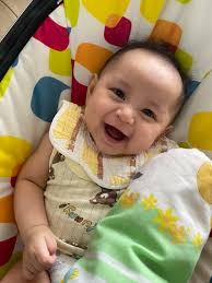 来晒孩子， 我的目前146天大。