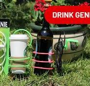 Amazon.com: Drink Genie, Portable Cup Holder, Drink Holder ...
