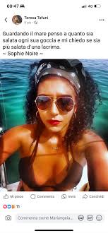 A seguito di talune segnalazioni di alcuni di voi ho potuto appurato che  effettivamente vi è una certa TERESA TAFUNI che si spaccia impropriamente  per me, ovvero, spaccia la mia immagine per