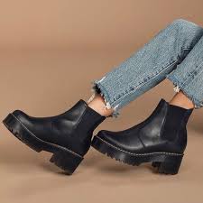 Cole haan women's chelsea ankle boots moto. Dr Martens Shoes Dr Martens Rometty Leather Platform Chelsea Boots Poshmark