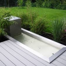Brunnen Aus Edelstahl Wasserbecken Garten Brunnen Garten Indoor Wassergarten