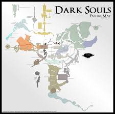 Graspable Darkroot Map Of Lordran The Dreg Heap Map Dark
