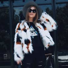 details about plus size warm winter women cardigan coat outwear faux fox fur jacket coat tops